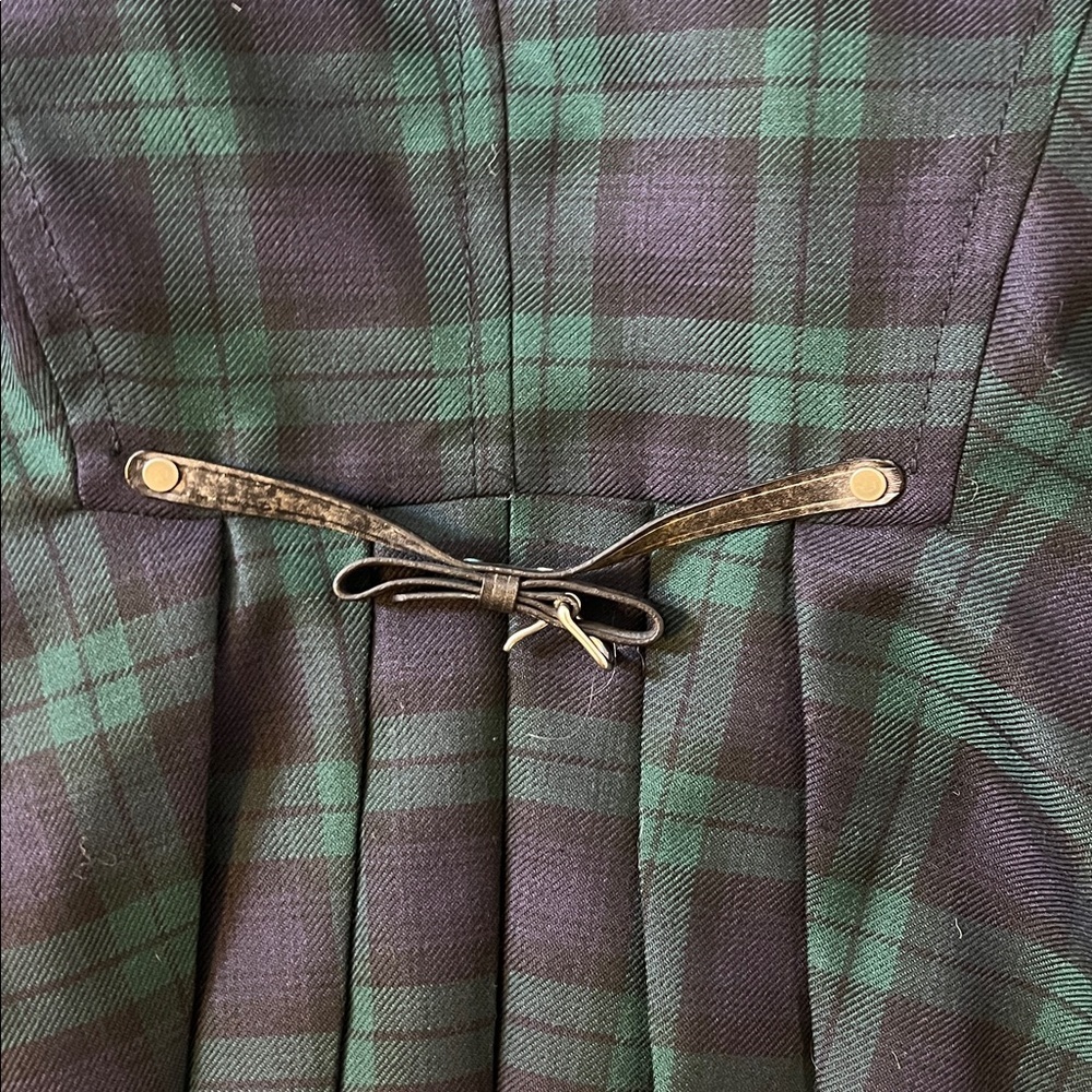 Dsquared2 Made in Italy Tartan Check Plaid Blazer Sport Coat Green navy size 40 - Picture 7 of 12